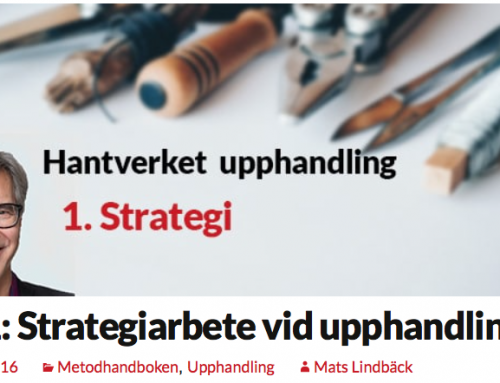 Inköpsrådets artiklar från Metodhandboken